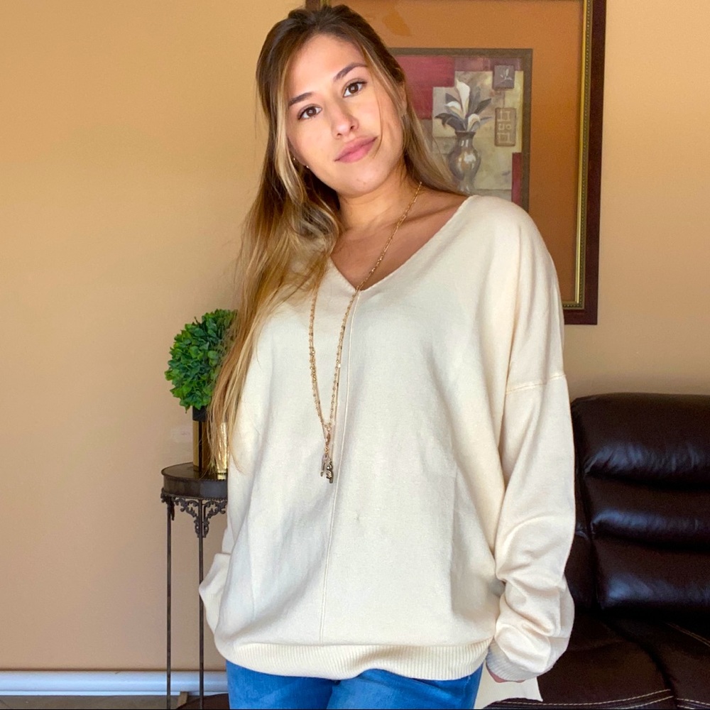 Boutique Super Soft Oversized Sweater Tunic Medium